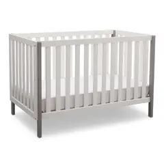 DELTA CHILDREN - CUNA DE MADERA SOLIDA CONVERTIBLE 3 EN 1 MILO