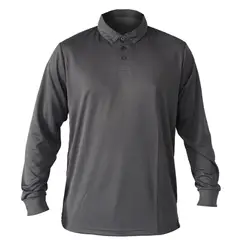 QUEBEC - Polera Cooldry Manga Larga Gris