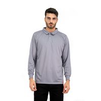 Polera Cooldry Manga Larga Gris