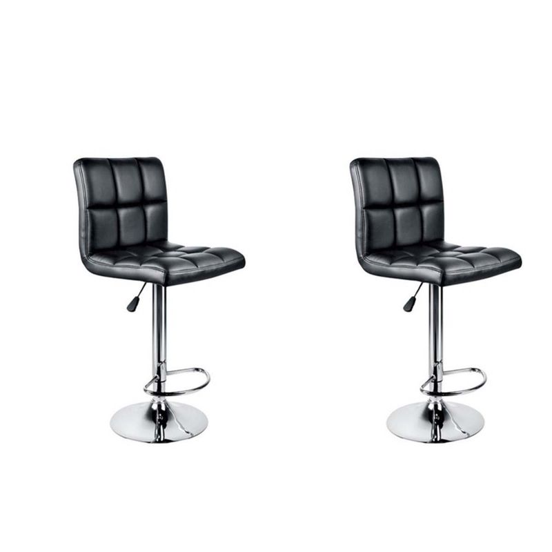 GENERICO - PACK 2 UN PISO BAR PU 40X45X90X110CM NEGRO BIGHOUSE-MIMBRAL
