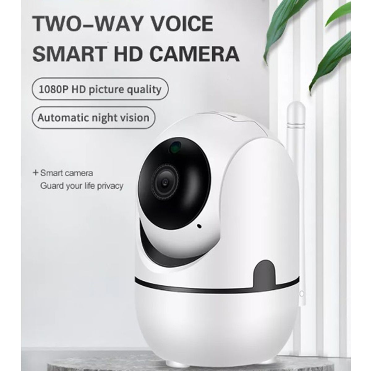 STARTECHOFFICE - Cámara Inteligente WIFI 360° motorizada Full HD Panorámica A3