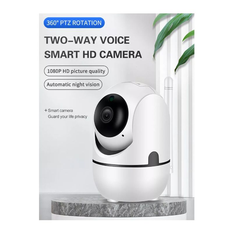 STARTECHOFFICE - Cámara Inteligente WIFI 360° motorizada Full HD Panorámica A3