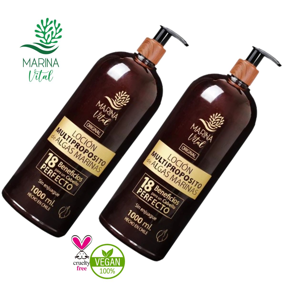 MARINA VITAL - Lociones Multiproposito 1000 ml Marina Vital Kit 2 productos