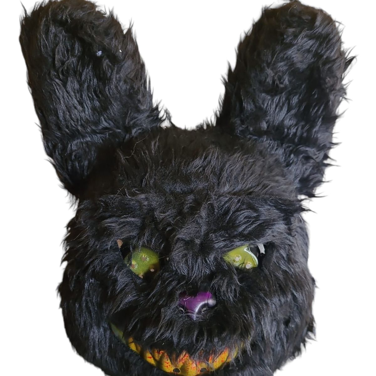 GENERICO - Mascara Halloween Conejo Negro Terror Niño y Adulto