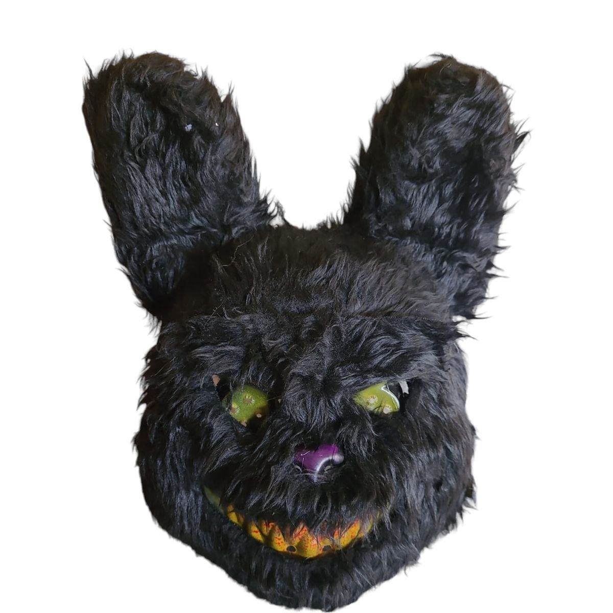 GENERICO - Mascara Halloween Conejo Negro Terror Niño y Adulto