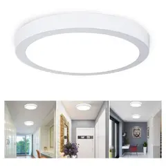 BEN BETESH - Foco Panel Plafon Led 18w Sobrepuesto Redondo Luz Frio