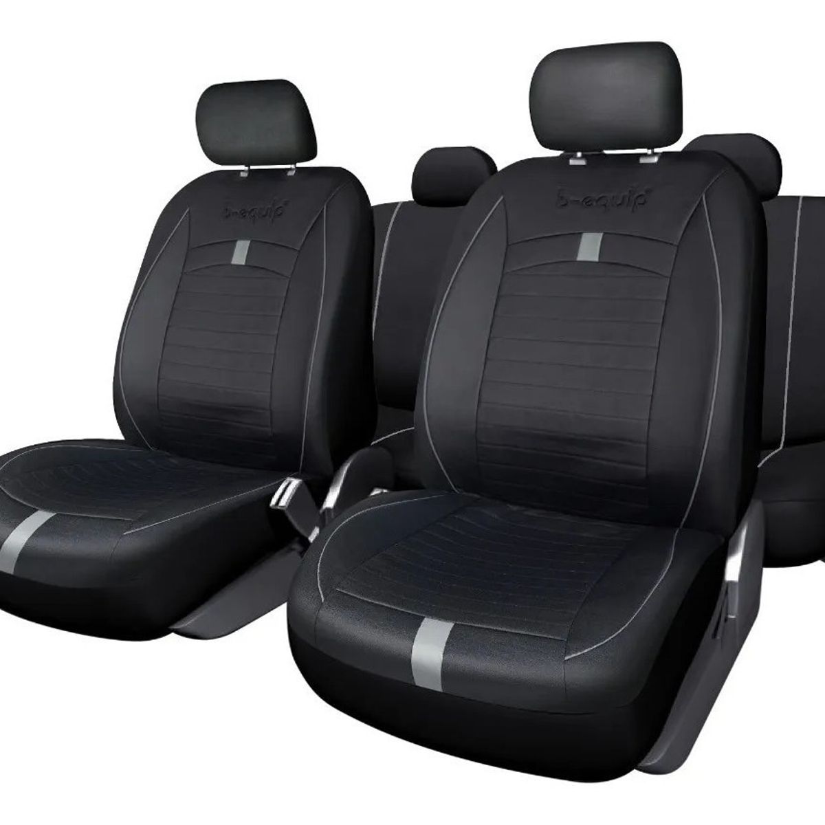 Fundas Universales Cubreasiento Ecocuero B-equip Negro, marca SPARCO - Foto Principal