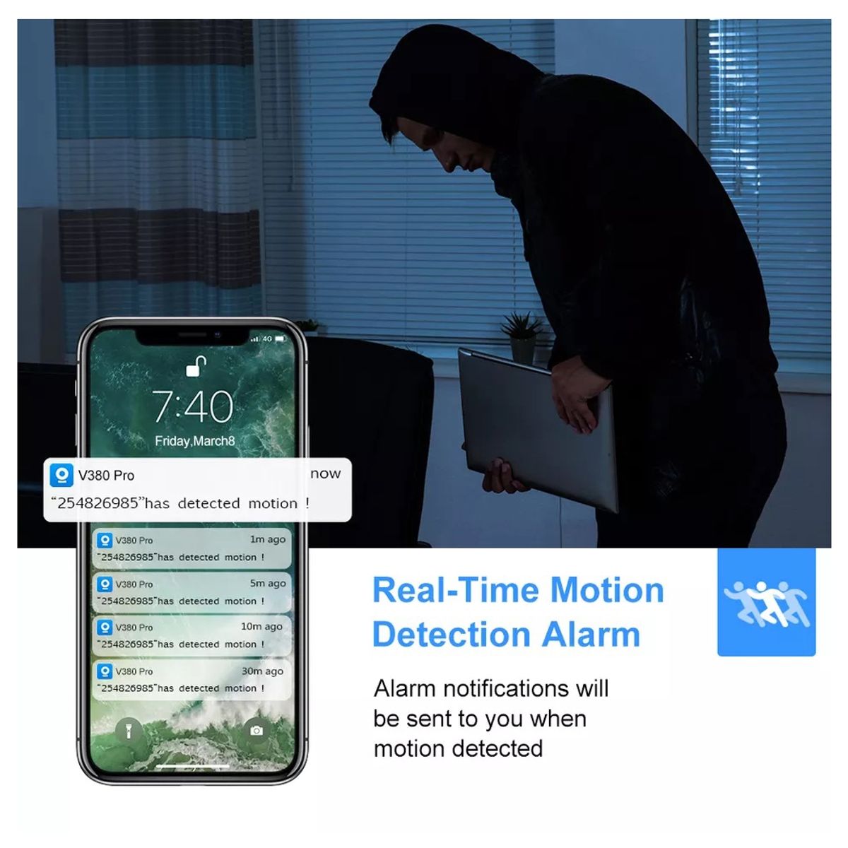 STARTECHOFFICE - Cámara Inteligente WIFI Outdoor motorizada Full HD Panorámica 360° Resistente al agua