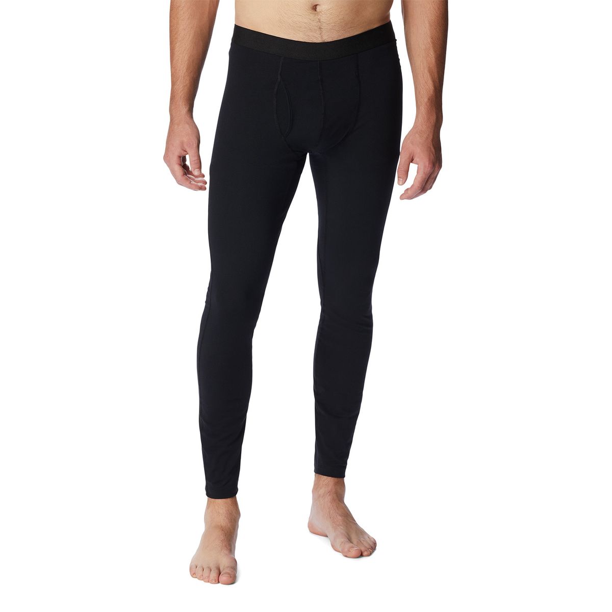COLUMBIA - Primera Capa Polera Hombre Midweight Negro COLUMBIA
