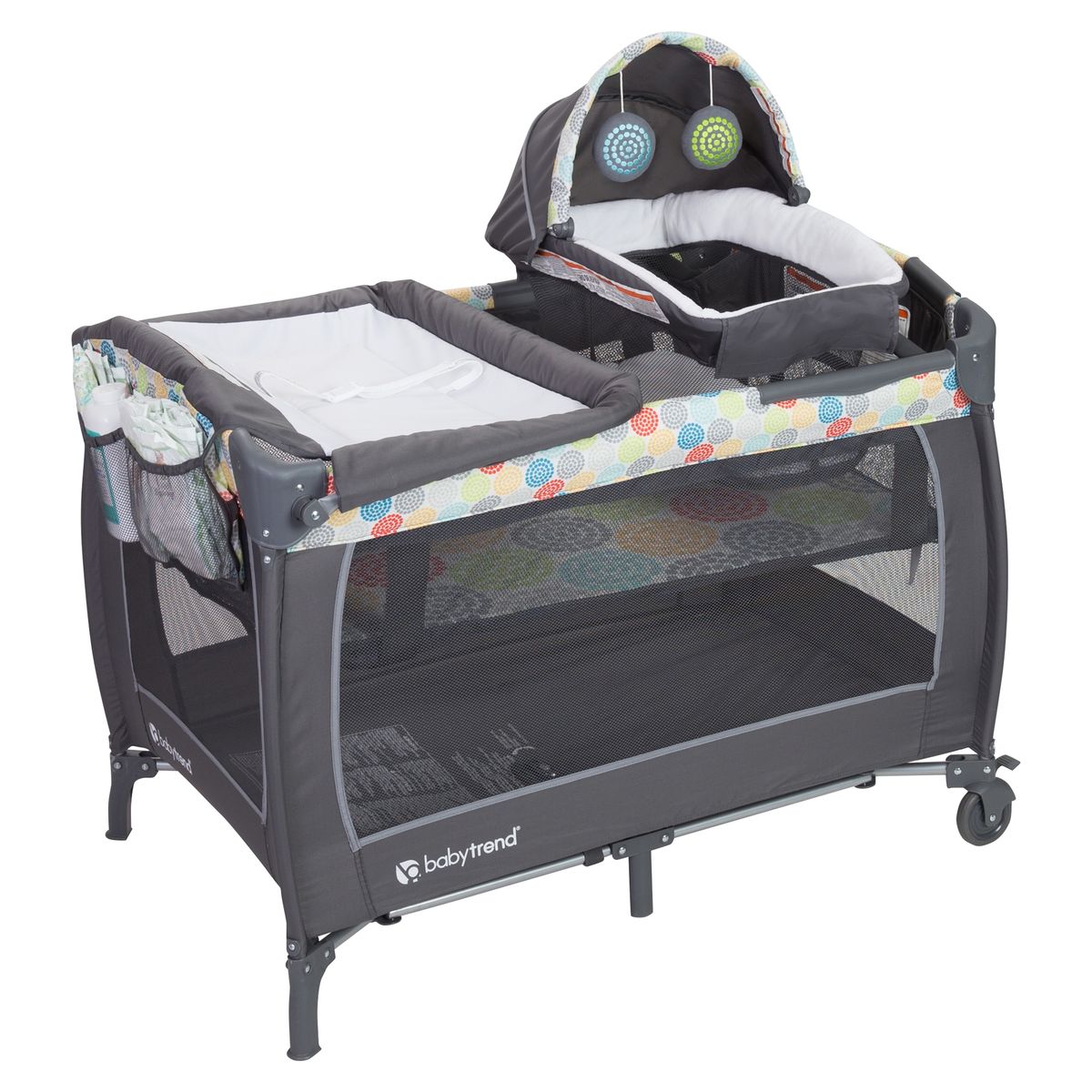 BABY TREND - CUNA CORRAL PACK FUNFETTI DELUXE II