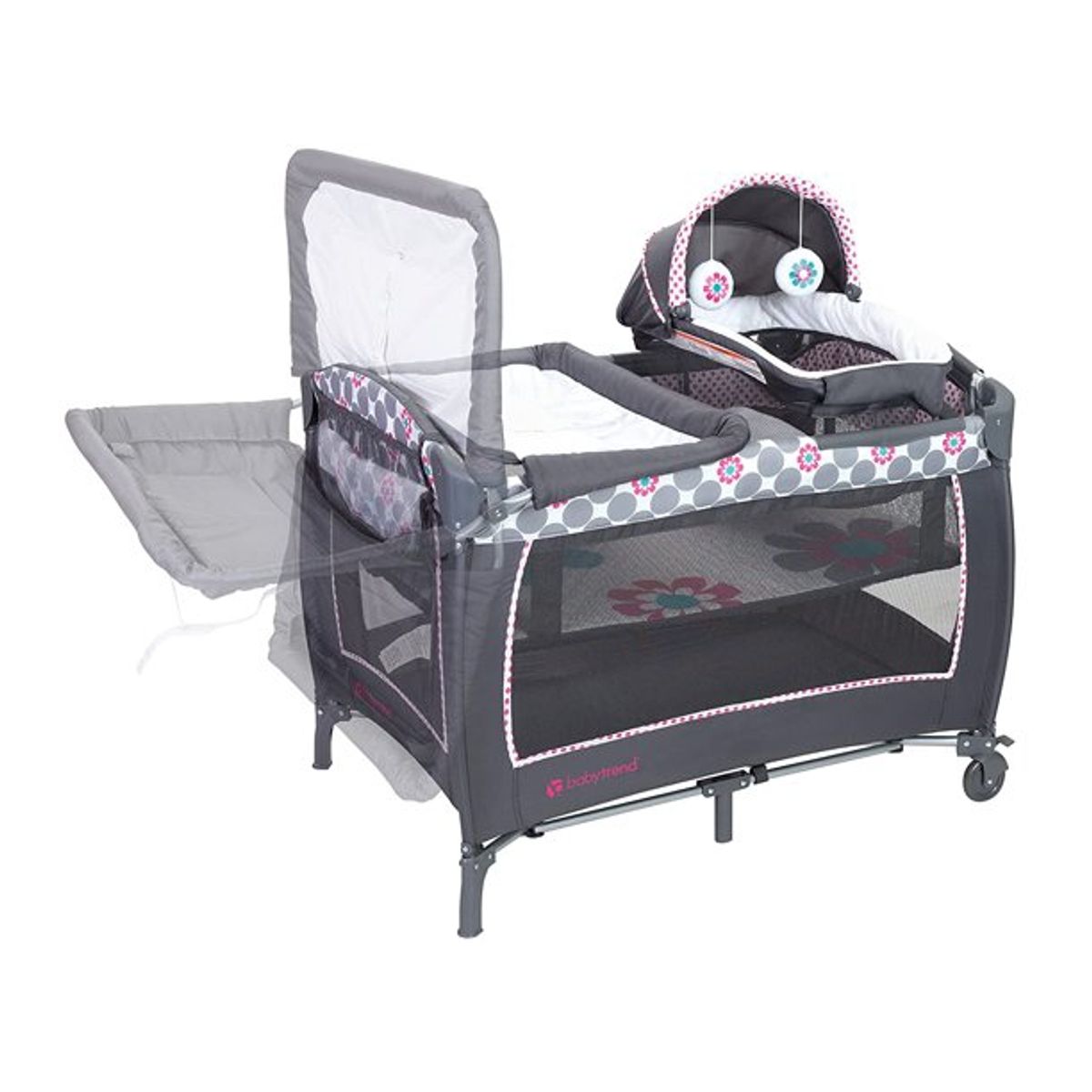 BABY TREND - CUNA CORRAL PACK DASY DOTS DELUXE II
