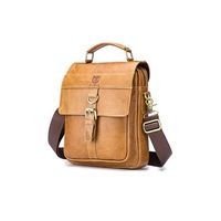 Bolso Bandolera Hombre Cuero Genuino Bull Captain Mod Land