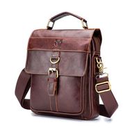 Bolso Bandolera Hombre Cuero Genuino Bull Captain Mod Land