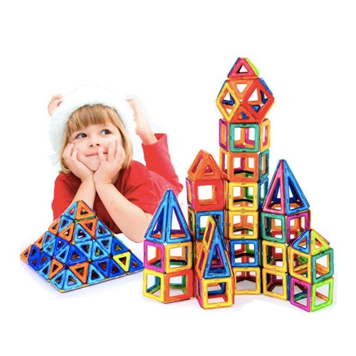 GENERICO - Lego Juego Didactico Magnetico 3d Bloques 28 Pcs