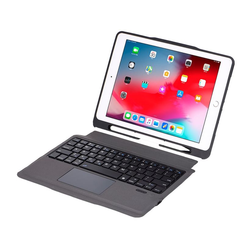 GENERICO - Funda Con Teclado Y Touchpad - iPad 10.2 7ma, 8va y 9va gen