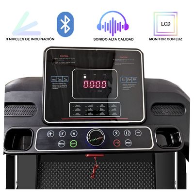 Imagen 2 del producto Trotadora Eléctrica 3 Niveles Inclinación Bluetooth