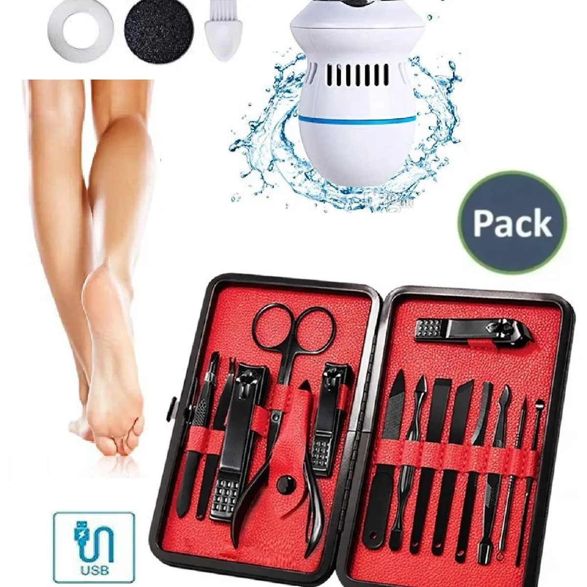 GENERICO - Lima Pulidor De Pies Electrico Removedor De Callos Electrico