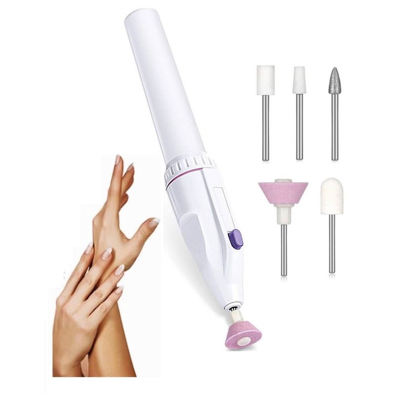 GENERICO - Kit De Manicure Pedicure Torno De Uñas Dremel Limas Portatil