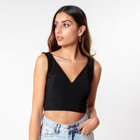 Crop Top Vera Negro