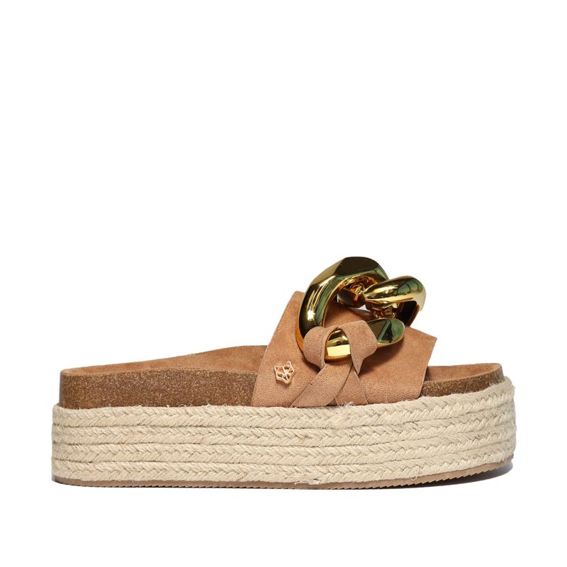 GOTTA - Sandalia Mujer Plataforma Camel 15251