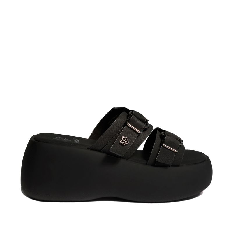 GOTTA - Sandalia Mujer Plataforma Negra 25222
