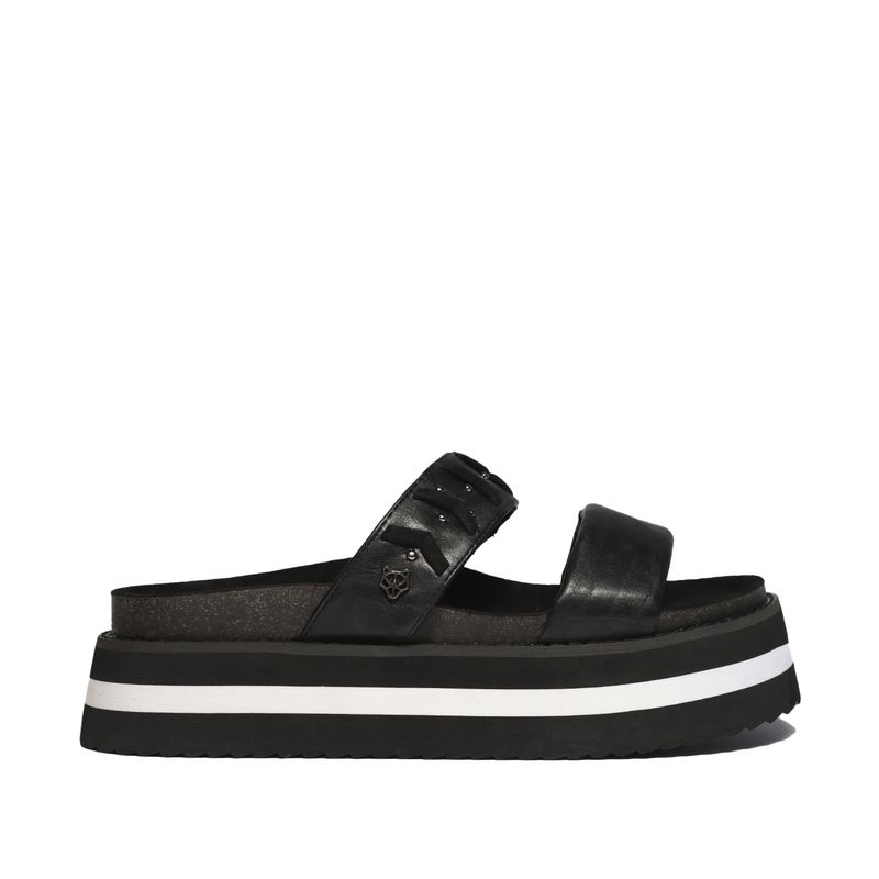 GOTTA - Sandalia Mujer Plataforma Negra 15263