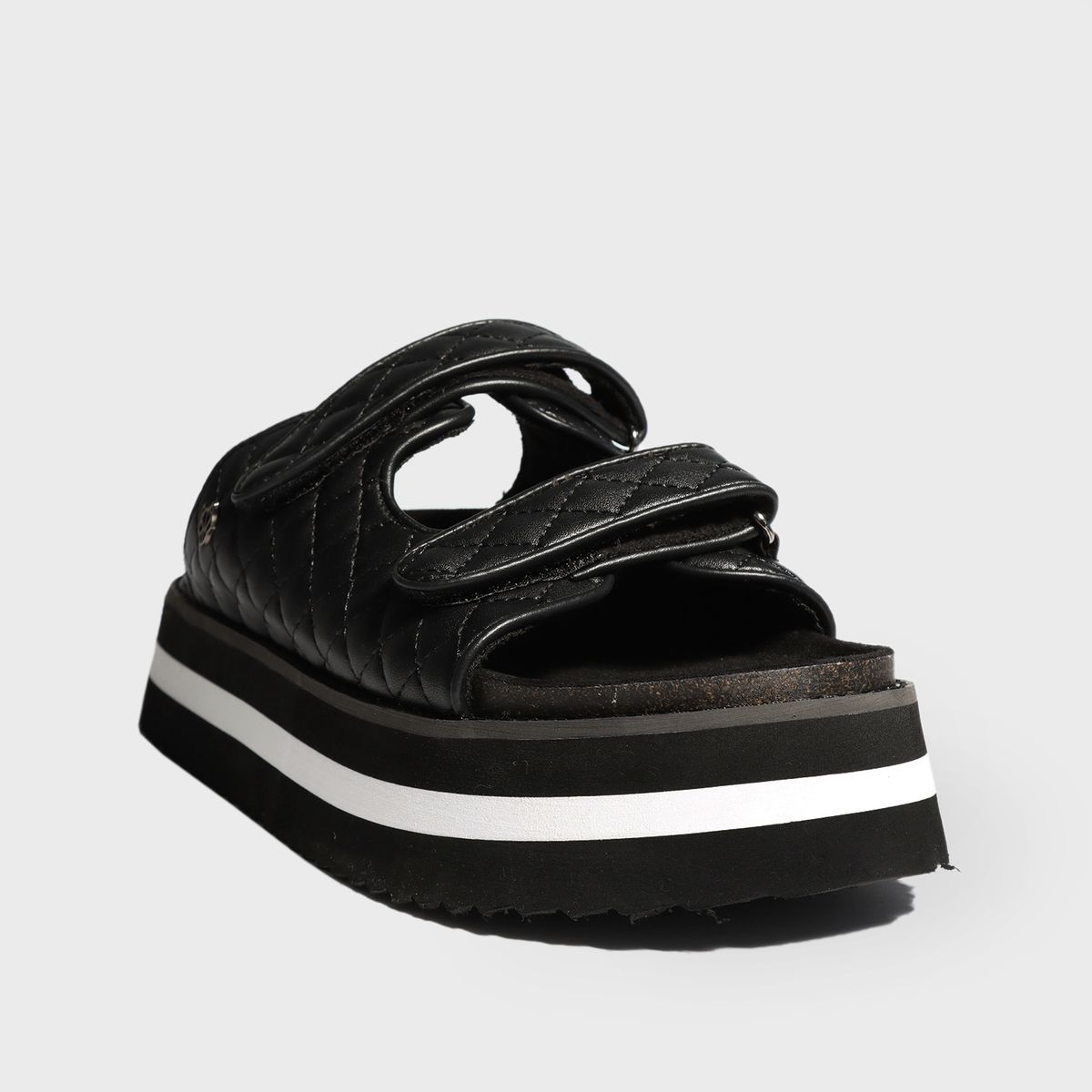 GOTTA - Sandalia Mujer Plataforma Negra 15262