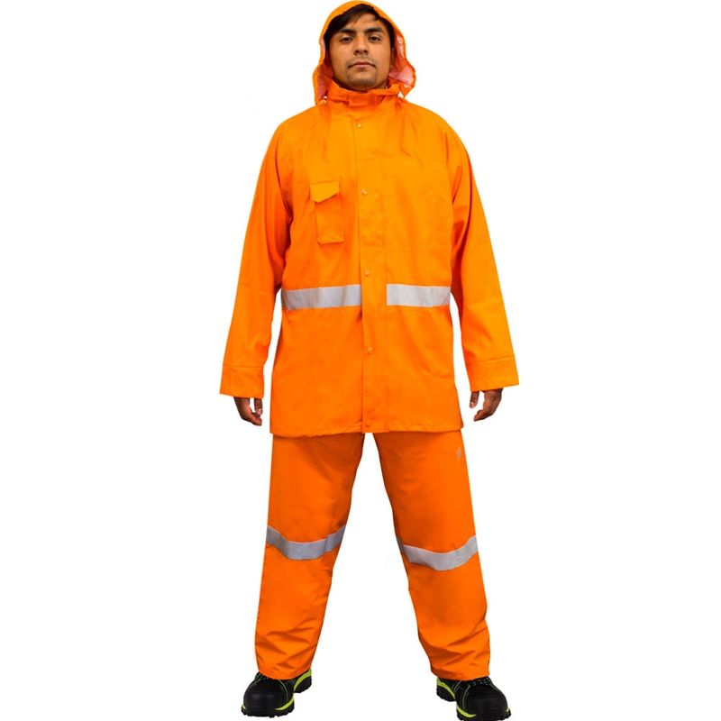 ALASKA - Traje Impermeable Alaska Pu Naranjo
