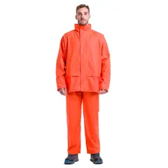 ALASKA - Traje Impermeable Pu Naranjo