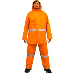 ALASKA - Traje Impermeable Pu Naranjo