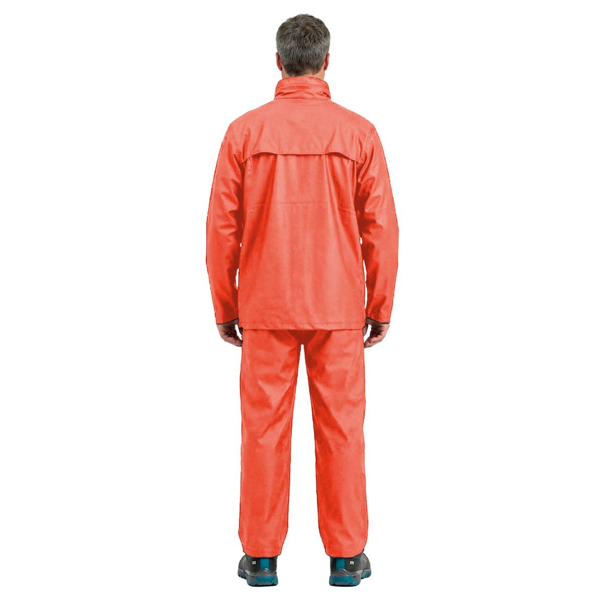ALASKA - Traje Impermeable Alaska PU/PVC Naranjo