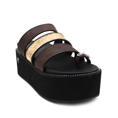 Imagen 2 del producto Sandalia Plataforma Café Mujer 15662