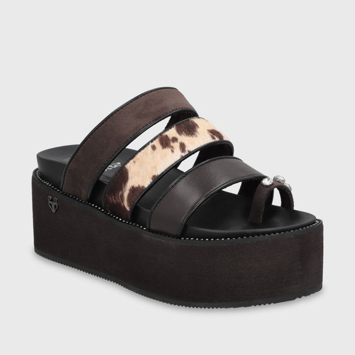 GOTTA - Sandalia Plataforma Café Mujer 15662