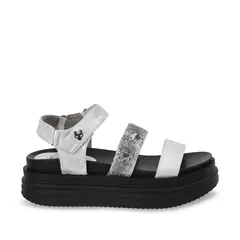 GOTTA - Sandalia Mujer Plateada Plataforma 15711