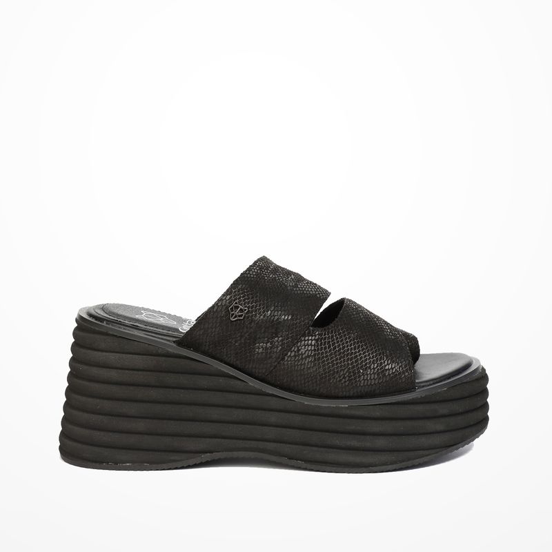 GOTTA - Sandalia Mujer Plataforma Negra 25212