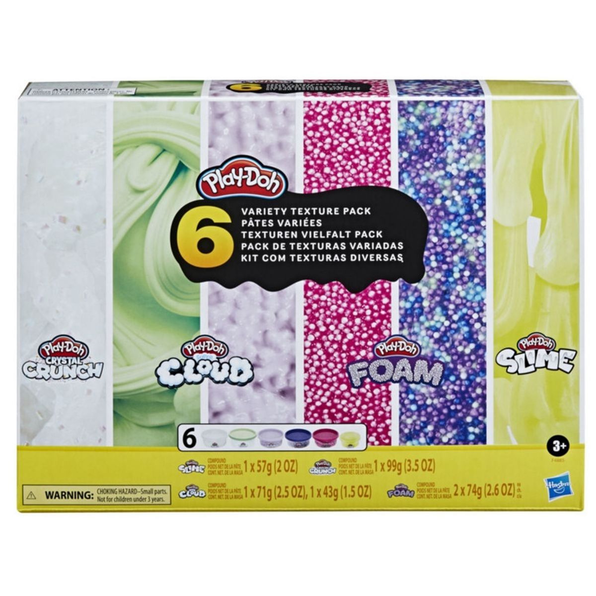 PLAY DOH - SET MASAS PLAY DOH TEXTURAS VARIADAS