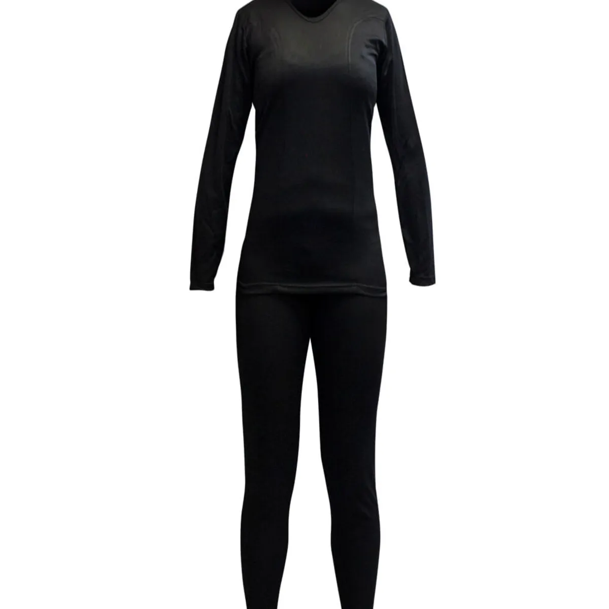 HARDWORK - Conjunto Primera Capa HW Poliester Cooldry Mujer Black