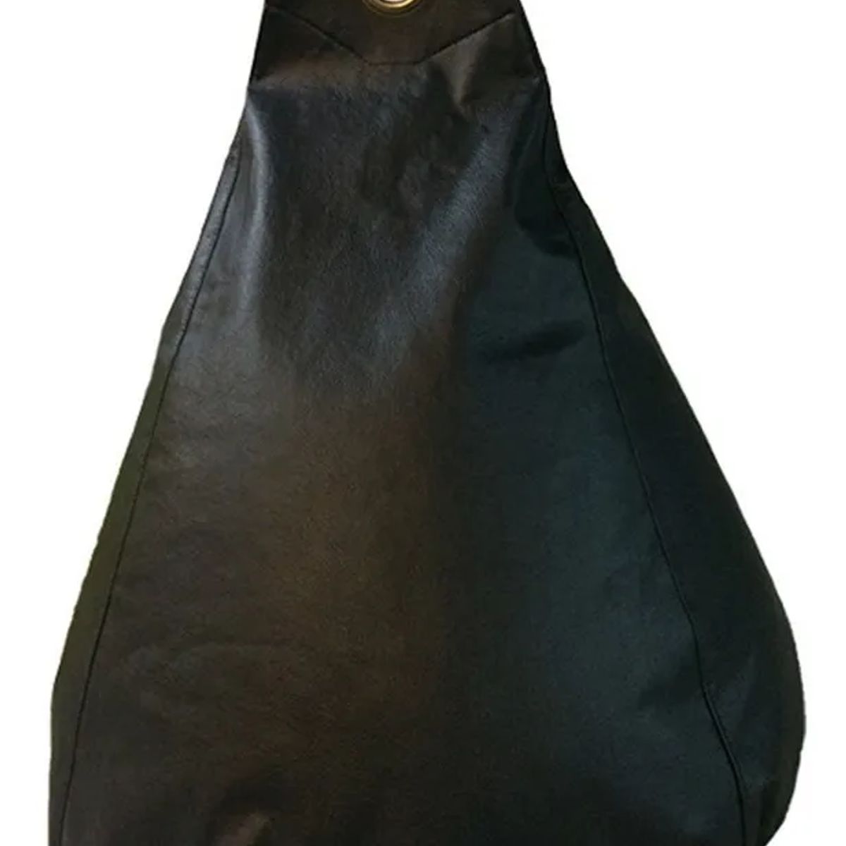 REHUCE - Puff para niños eco cuero - Negro