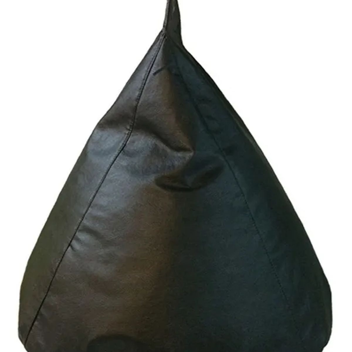 REHUCE - Puff para niños eco cuero - Negro