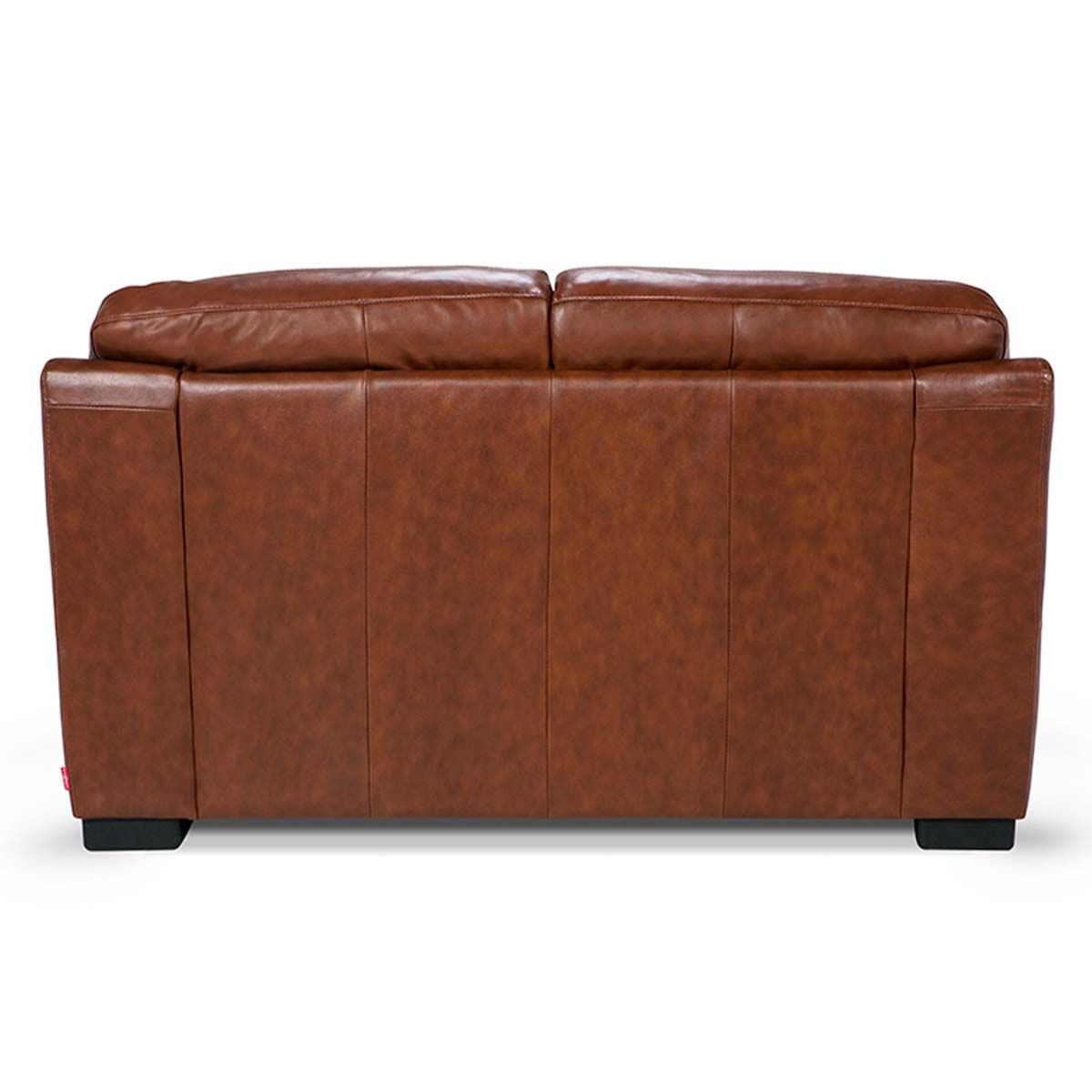 ROSEN - Sofá Rosen Flaminio 2 Cuerpos Cuero Caramelo