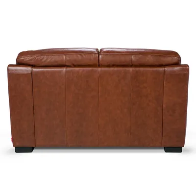 Imagen 2 del producto Sofá Flaminio 2 Cuerpos Cuero Caramelo