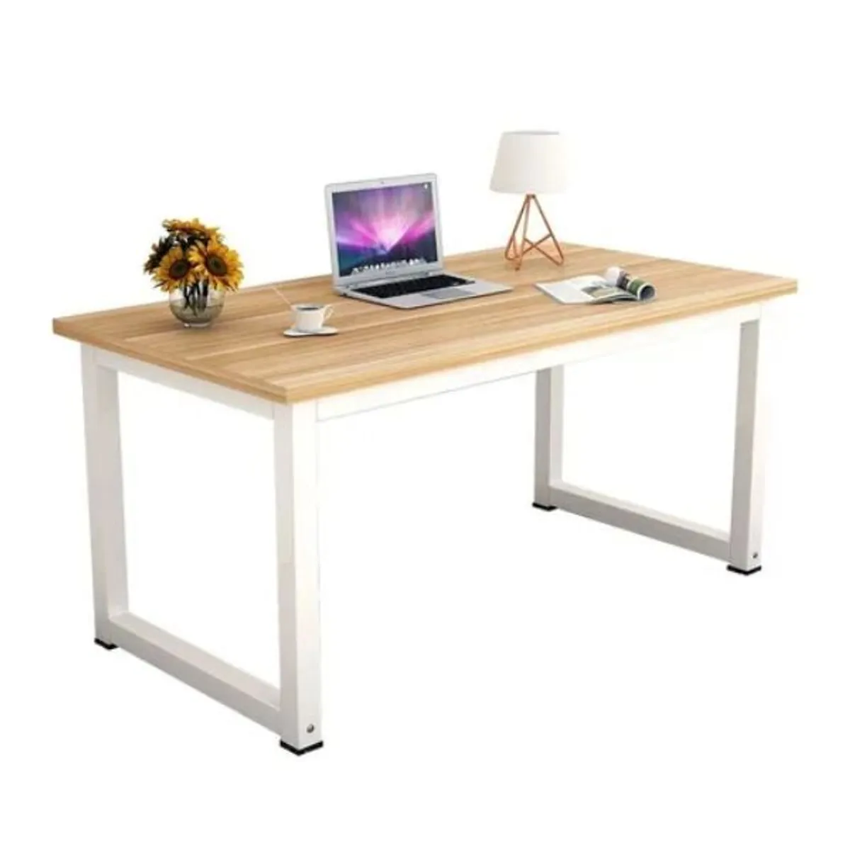 CRUSEC - Escritorio De Estudio Para Oficina En Casa Blanco