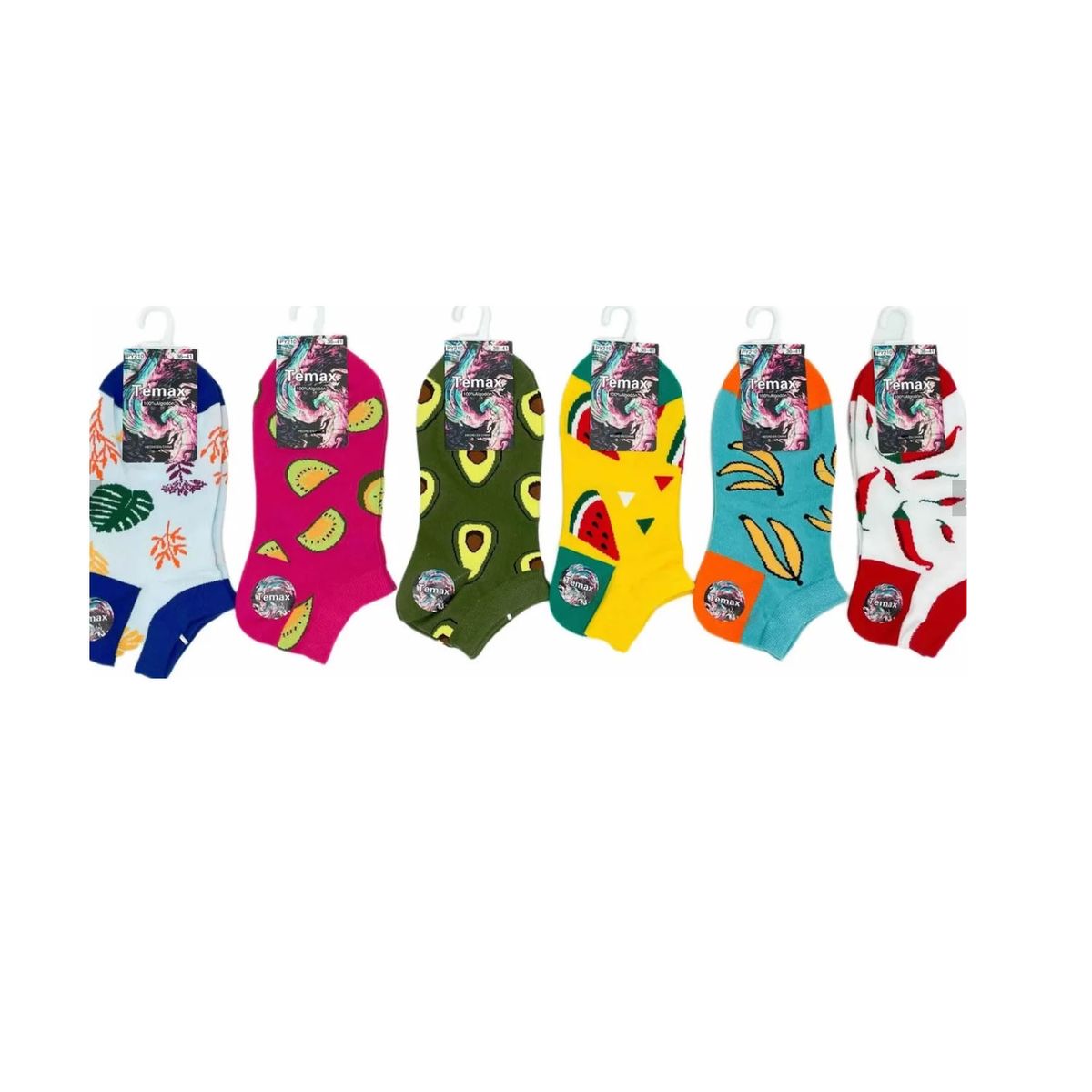 EVERSO - Pack12 Calcetines Diseños Surtido Algodón Para Mujer