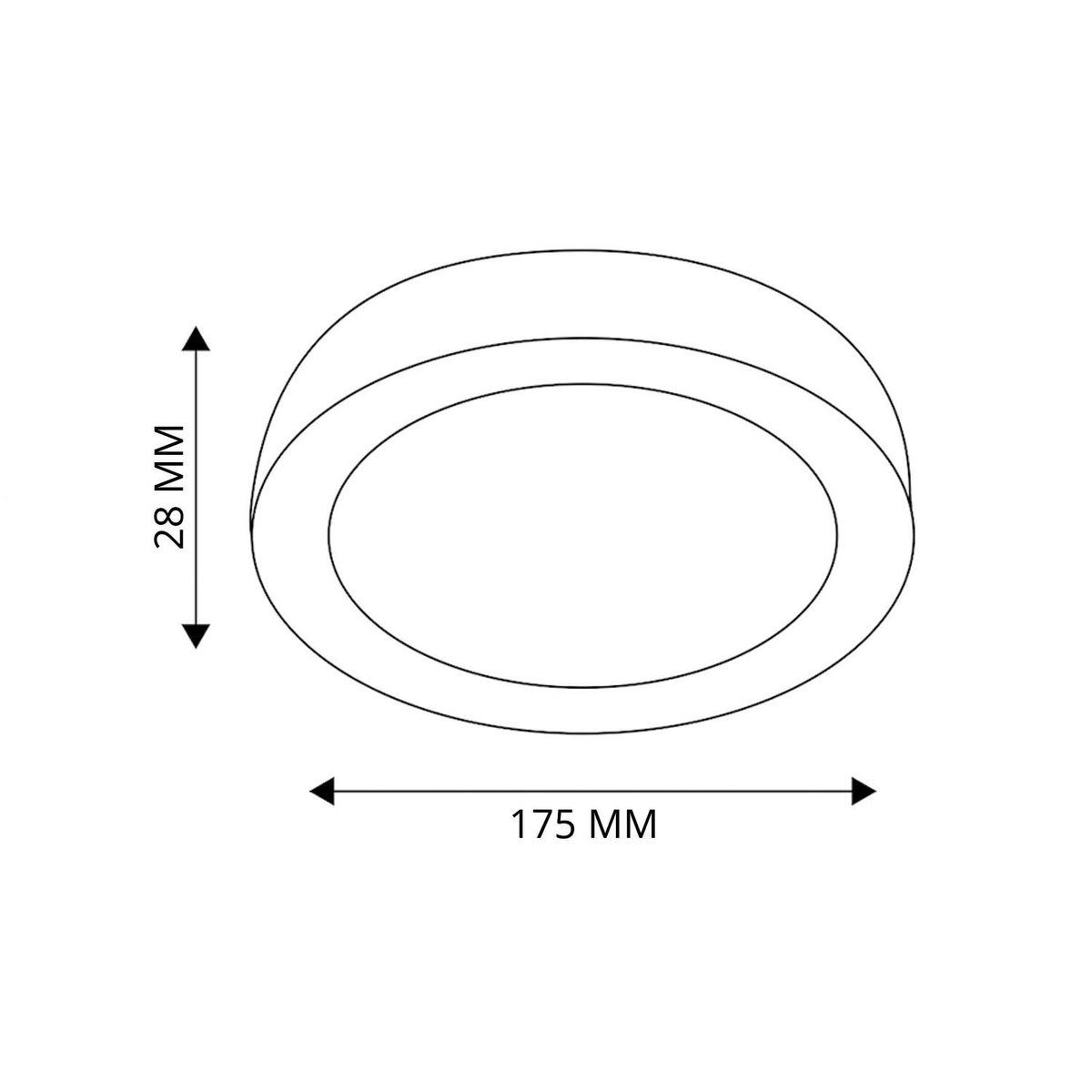 AVC Y VELL MAX - Panel Redondo LED AD Sobrepuesto 20W Neutro