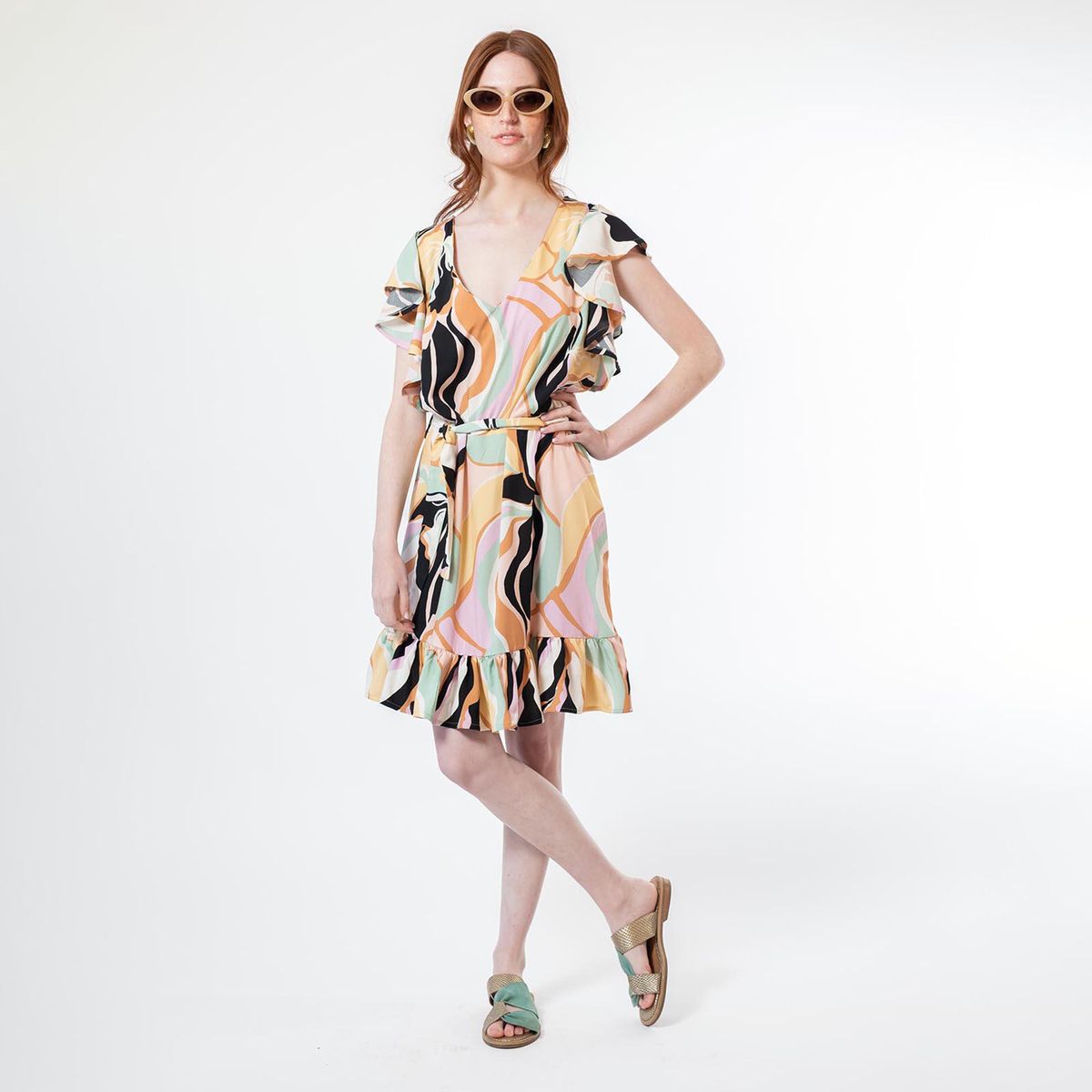 NATALIA SEGUEL - Vestido Maira Pastel Natalia Seguel.