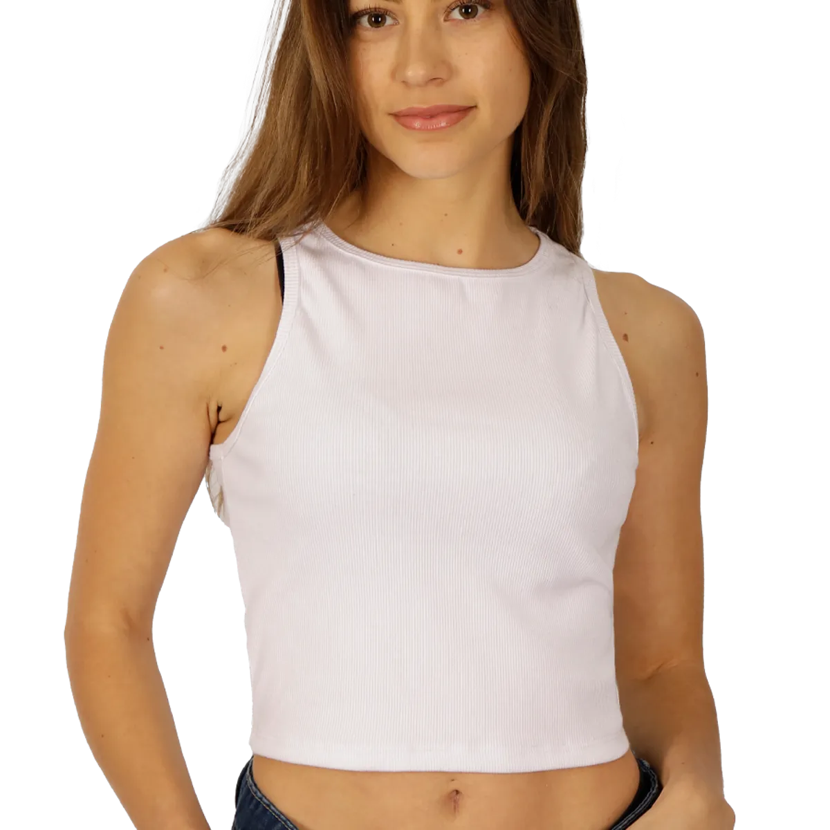 DIVINO JEANS - Polera Byork IV Blanca