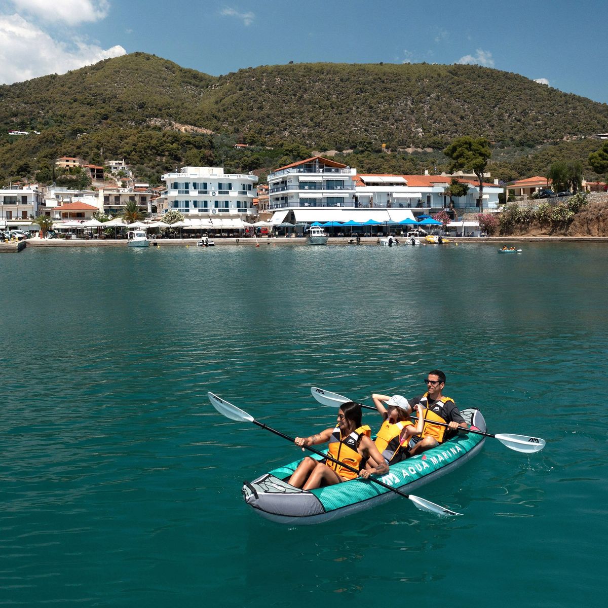 AQUA MARINA - Kayak Inflable / Kayak Laxo 3 personas / Kayak Aqua Marina