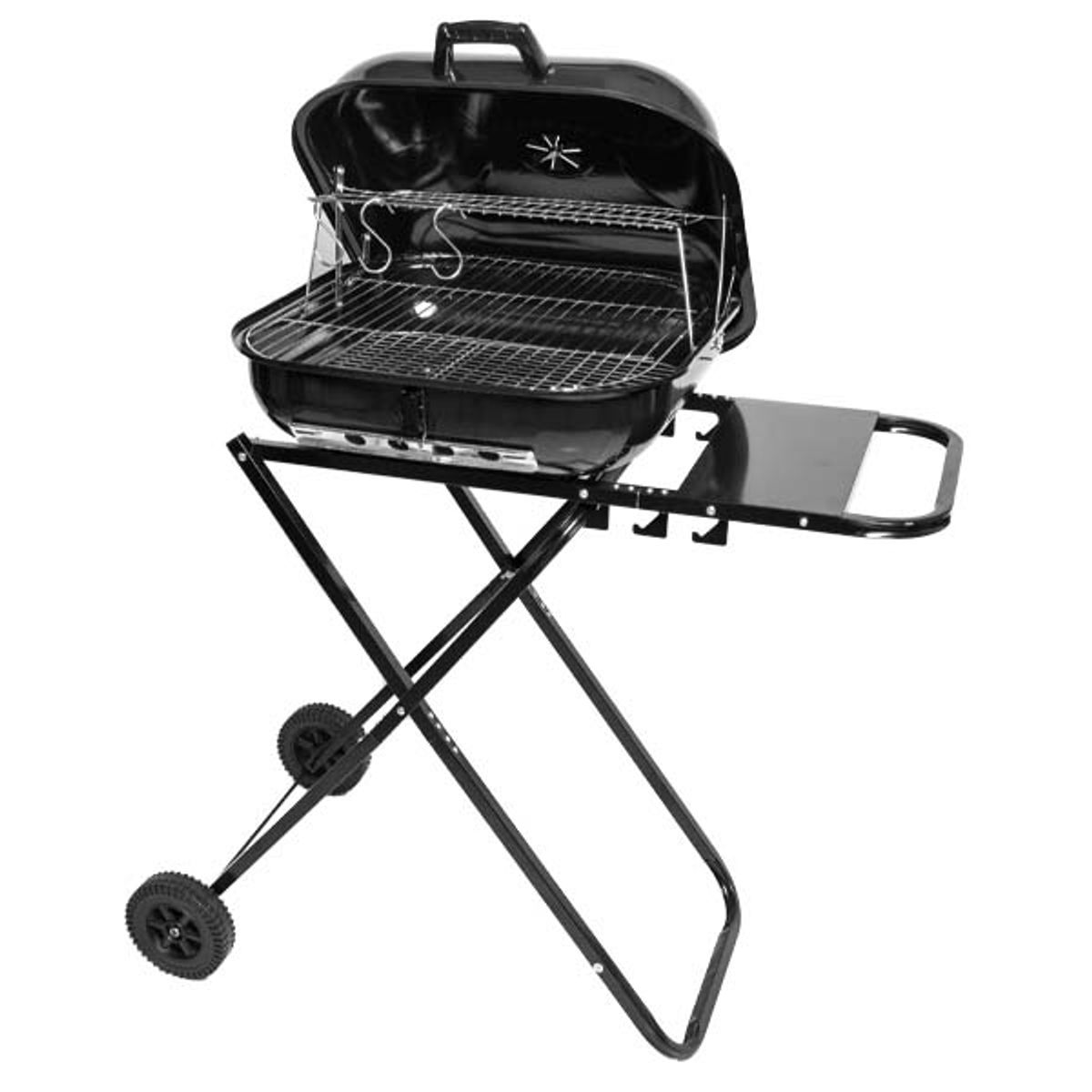 MONNO - PARRILLA PLEGABLE CON RUEDAS
