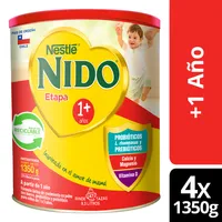 Leche Nido 1+ Protectus® 1350g Pack X4