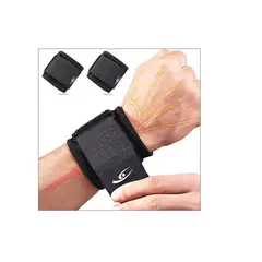 GENERICO - Pack 2 Muñequera Ajustable Deporte Crossfit, Gym